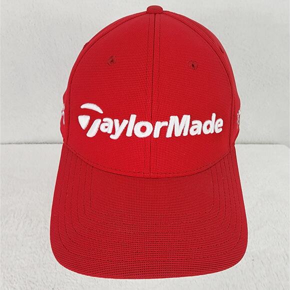 TaylorMade SLDR Tour Preferred Red White Golf Baseball Cap. EUC. One size - Picture 1 of 10
